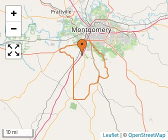 Area schools map